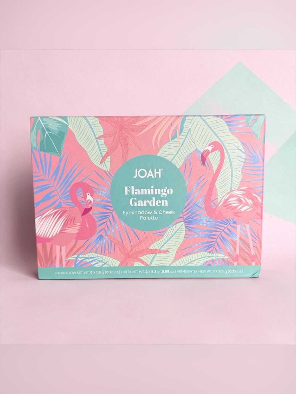🦩JOAH🦩8-in-1 Flamingo Garden Eye & Cheek Palette/NIP